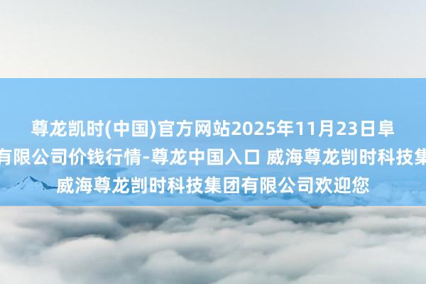尊龙凯时(中国)官方网站2025年11月23日阜新市瑞轩实业发展有限公司价钱行情-尊龙中国入口 威海尊龙剀时科技集团有限公司欢迎您